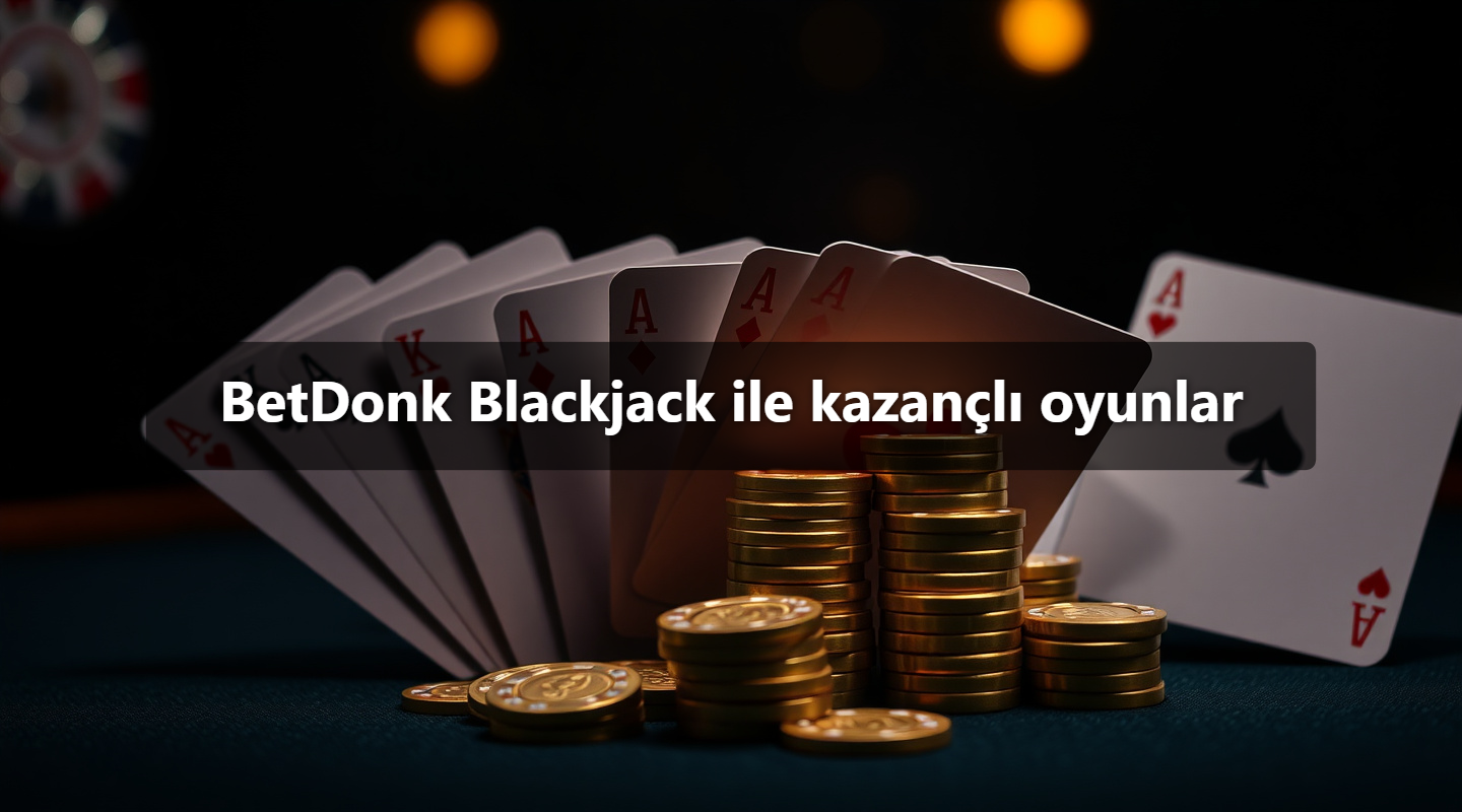 BetDonk Blackjack ile kazançlı oyunlar