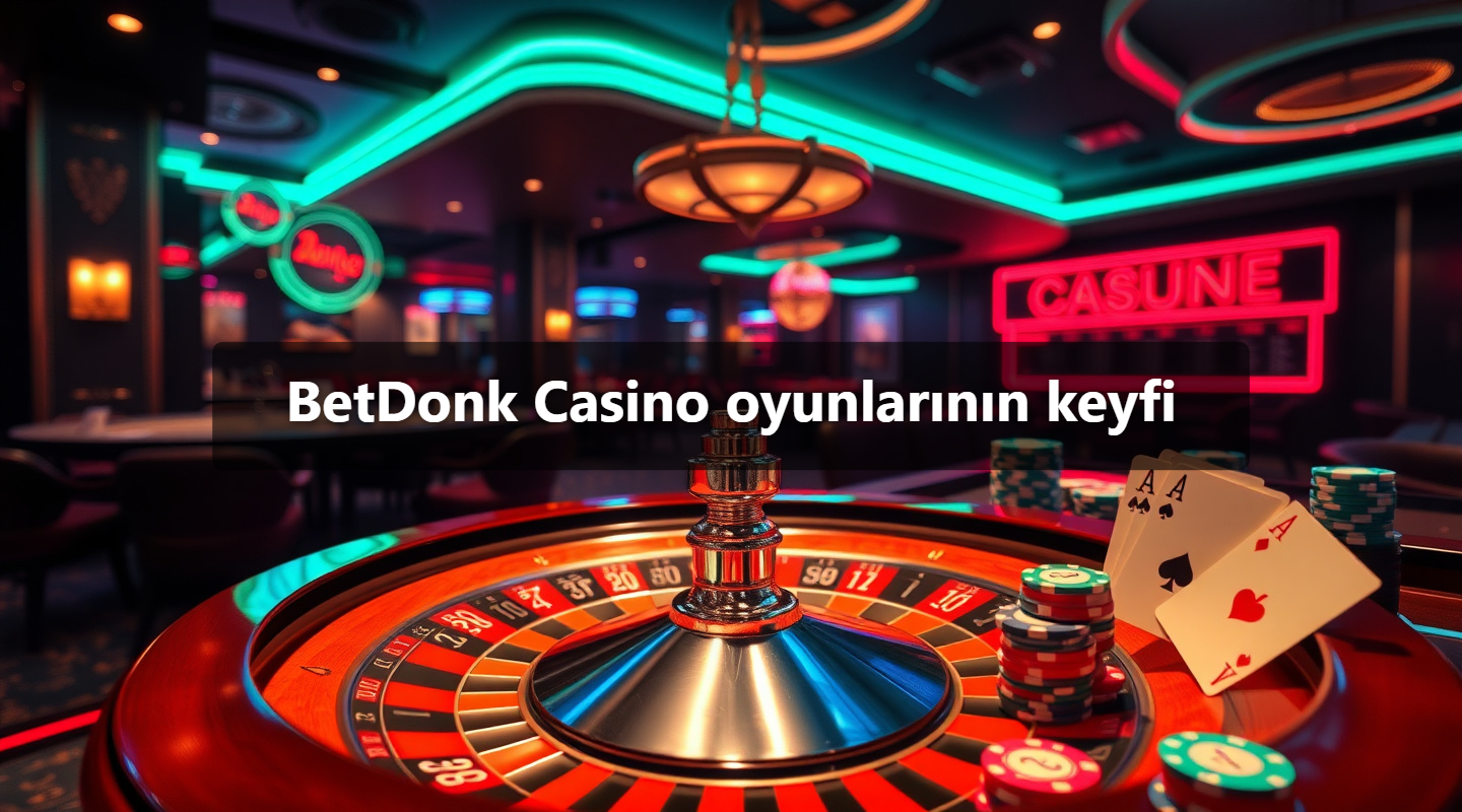 BetDonk Casino oyunlarının keyfi