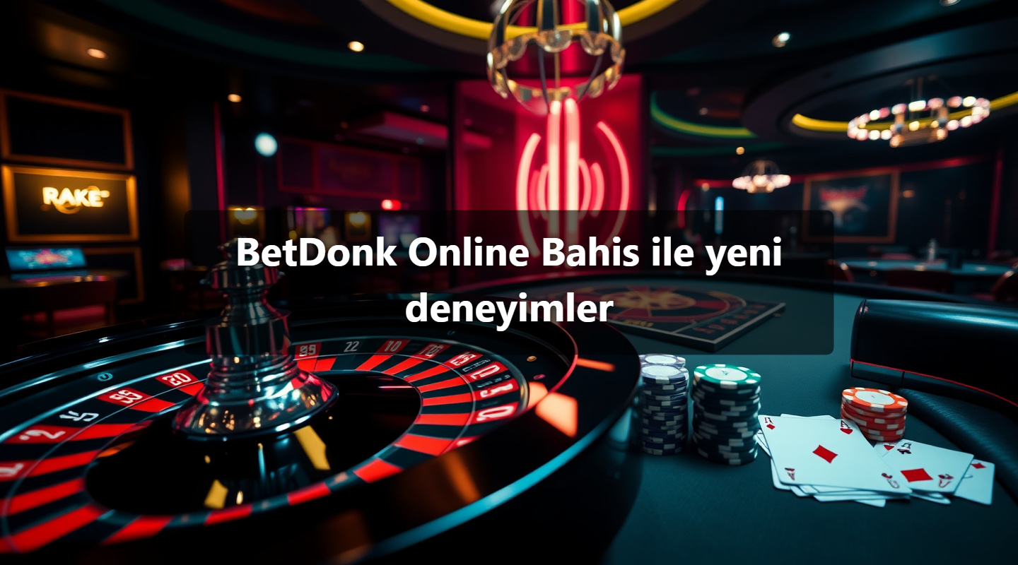 BetDonk Online Bahis ile yeni deneyimler
