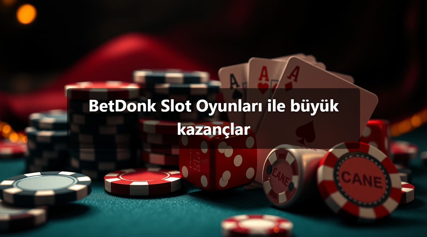 BetDonk Slot Oyunları ile büyük kazançlar